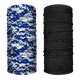 Трубчатая бандана на флисе SA Co. Blue & White Digi Fleece - изображение 1