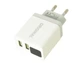 Зарядное устройство адаптер 220В CX QC03 5740 с 2 USB и LED дисплеем - изображение 1