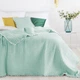 Покрывало Euro Стеганое Liza M&M 6181 220x240 см Белое, Зеленое (5900811886181) - изображение 2