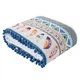 Покрывало Design Стеганое Dream M&M 0110 170x210 см Белое, Синее (5900811880110) - изображение 1