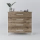 Комод Фенстер Техас Белый ДСП Аликанте 760x800x370 - изображение 2