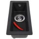 Мийка кухонна Perfelli ESTO PGE 101-22 BLACK METALLIC - зображення 3