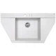 Мойка кухонная Perfelli MAJESTIC TGM 125-96 WHITE - изображение 1