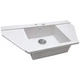 Мойка кухонная Perfelli MAJESTIC TGM 125-96 WHITE - изображение 2