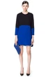 Платье ZARA S черное с синим AB90124 - изображение 1