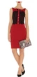 Платье Karen Millen M красное с черным KM70373 - изображение 1