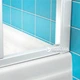Шторка для ванны RAVAK 10CVS2-100 Transparent 7QRA0103Z1 белый правосторонняя - изображение 3