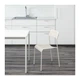 Стілець IKEA ADDE білий 102.191.78 - зображення 3