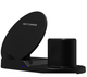 Универсальная беспроводная зарядка док станция Wireless Fast Charger 3in1 MAX Черный (2-5750 мон) - изображение 5