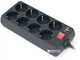 Мережевий фільтр-подовжувач Real-El RS-8 Protect 3 м Black (EL122300022) - зображення 3