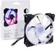 Вентилятор QUBE RGB Rainbow Chamelion 256C 120 мм 18 LED (QB-CHAMELION-120-18) - изображение 4