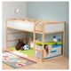 Двостороння дитяче ліжко IKEA (ІКЕА) KURA 90х200см білий сосна (802.538.09) - зображення 4