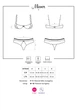 Комплект Obsessive Miamor Бордовий S/M - зображення 2