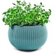 Подвесной горшок с кашпо для цветов 9,4 л. Cozies M с цепочкой Keter 36х36х22,8 см (sad0001084) Бирюзовый - изображение 2