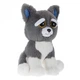 Интерактивная игрушка Feisty Pets Добрые Злые зверюшки Плюшевый Пес Сэмми 20 см Серый с белым (SUN0137) - изображение 1