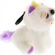 Интерактивная игрушка Feisty Pets Mini Добрые Злые зверюшки Плюшевый единорог Mini 12 см Белый (0256) - изображение 3