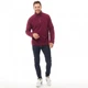 Флісова куртка Weird Fish Gene 1/4 Zip Polar Pinot Wine Deep Red, S (42) (10481591) - зображення 3