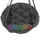 Подвесное Кресло качеля-гамак 150 кг с подставкой 180 см Kospa Lounge Standart Серая (LS14) - изображение 3