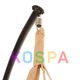 Подвесное Кресло качеля-гамак с подставкой 180 см Kospa Lounge Ligth+ Бежевая (LLP02) - изображение 6