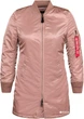 Жіночий бомбер Alpha Industries MA-1 Long W WJM47503C1 L Блідо-рожевий - зображення 2