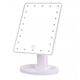 Настольное зеркало для макияжа Mirror c LED подсветкой 22 диода квадратное Белое - изображение 2