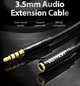 Кабель Vention Audio 3.5mm M - 3.5mm F, 5m, Black (VAB-B06-B500-M) - зображення 5