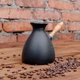Турка для кофе Kinsize Black керамика 600 мл + ложка с длинной ручкой + рассекатель (758412) - изображение 3