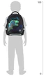 Рюкзак школьный Kite Education Tyrannosaur для мальчиков 800 г 38x28x16 см 18 л Черный (K20-700M-2) - изображение 14