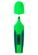 Текст-маркер Buromax Neon с резиновыми вставками 2-4 мм Зеленый (ВМ.8904-04) - изображение 1
