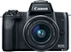 Фотоаппарат Canon EOS M50 Kit 15-45 IS STM Black (2680C060AA) - изображение 1
