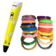 3D-ручка MYRIWELL 2 RP100B Yellow (ABS, PLA) + PLA пластик (20 цветов) 209 метров, Защитные накладки и Трафареты - изображение 3