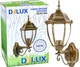 Уличный светильник Delux Palace A008 60W E27 Черное золото (90011355) - изображение 3