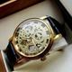 Годинник Чоловічий Механічний Золотистий Winner Gold Brown (279947) - зображення 14