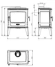 Чавунна піч Dovre TAI 45WD - изображение 3