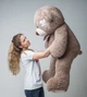 Плюшевый мишка Mister Medved с латками Маркус 150 см Капучино - изображение 4