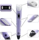 3D-ручка c LCD дисплеем 3D Pen 2 Фиолетовая (2000992384445) - изображение 6