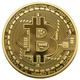 Сувенирная монета Bitcoin Биткоин криптовалюта 40 мм Золотистая( Bitcoin 40) - изображение 1
