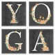 Картина по номерам Идейка Полиптих "YOGA лофт" (4шт) 18х18см CH118 - изображение 1