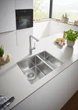 Кухонна мийка Grohe K700U 60-S Нержавіюча сталь (31577SD0) - зображення 4