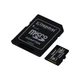 Карта пам`яті MicroSDXC 128GB UHS-I Class 10 Kingston Canvas Select Plus R100MB/s + SD-адаптер (SDCS2/128GB) - изображение 2