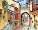 Набір для творчості Sequin Art Painting by numbers Senior A Quiet Street 38х29 см (SA0129) - зображення 1