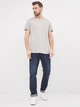 Футболка длинная мужская Tommy Hilfiger 10209.4 S Серая - изображение 3