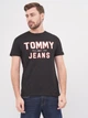 Футболка длинная мужская Tommy Hilfiger 10213.1 M Черная - изображение 1