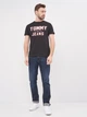 Футболка длинная мужская Tommy Hilfiger 10213.1 M Черная - изображение 3