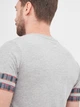 Футболка хлопковая длинная мужская Tommy Hilfiger 10310 S (44) Серая - изображение 5