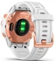 Спортивные часы Garmin Fenix 6S Pro Rose Gold-tone with White Band - зображення 8
