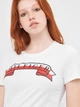 Футболка хлопковая женская Tommy Hilfiger 10196.2 M Белая - изображение 4