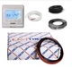 Теплый пол EASYTHERM 18 Вт/м двужильный нагревательный кабель 26м /2.6-3.2м2 /468Вт в комплекте с программируемым терморегулятором - изображение 1