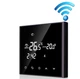Програмований Терморегулятор сенсорний EcoTerm SN WI-FI Black для теплої підлоги - зображення 1