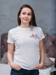 Футболка белая женская JHK T-Shirt с принтом "Гарні очі кльова попа" L 8000 (2359) - изображение 1